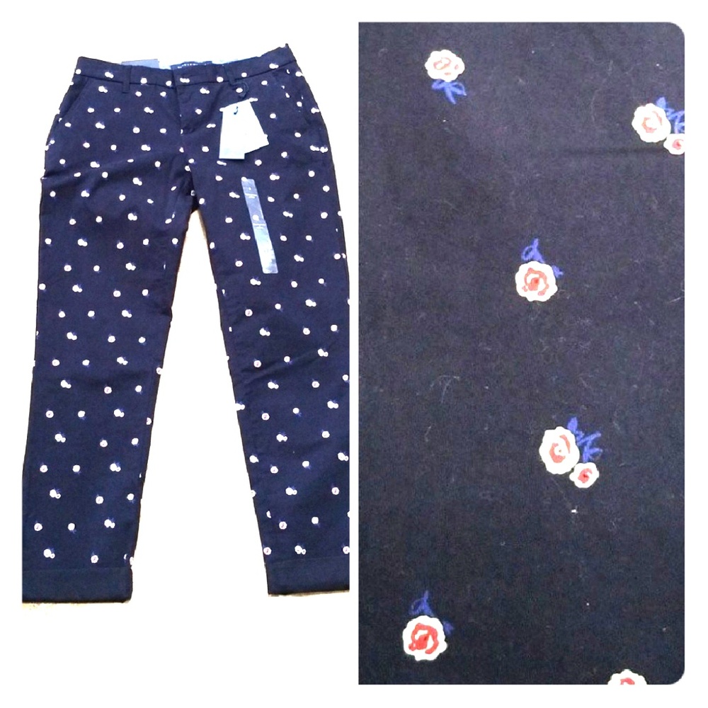 Tommy Hilfiger Hampton chino navy with rose
